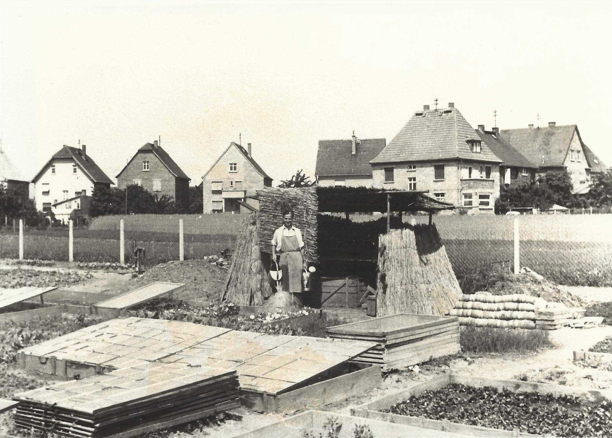 Alte Aufnahme aus den Anfängen der Firma